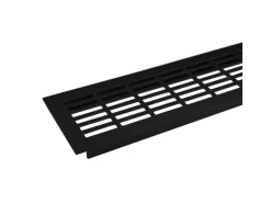 SOTECH Lüftungsgitter Lochblech 480 x 81 mm Schwarz