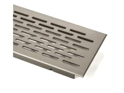 SOTECH Lüftungsgitter Lochung Oval 500 mm Edelstahloptik