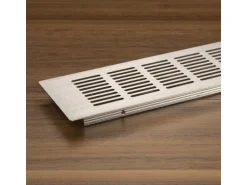 SOTECH Lüftungsgitter Lochblech 500 x 80 mm Edelstahloptik