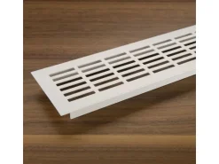 SOTECH Lüftungsgitter Lochblech 480 x 81 mm Weiß RAL9003