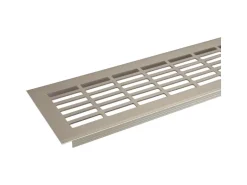 SOTECH Lüftungsgitter Lochblech 480 x 81 mm Edelstahloptik