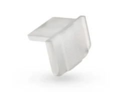 SOTECH Lüftungsgitter Schlitzlochung 476 mm inkl. Befestigungsclips Weiß