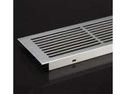 SOTECH Lüftungsgitter Schlitzlochung Aluminium 500 x 86 mm Eloxiert EV1