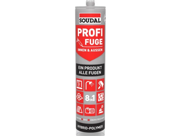 Soudal Dichtstoff Profi-Fuge 8-in-1 Dunkelgrau 280 ml