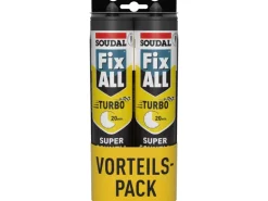 Soudal Klebstoff Fix All Turbo Duo-Pack 2 x 430 g Weiß