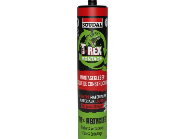 Soudal Montagekleber T-Rex Montage Recycled für Schwere Materialien 350 g