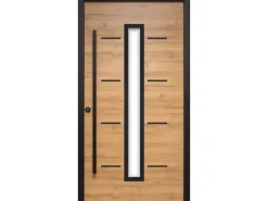 Splendoor Haustür ThermoSpace Milano Prime Woodeffect 110 cm x 210 cm Anschlag L