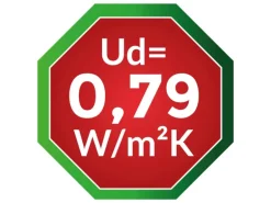 Splendoor Haustür ThermoSpace Paris Prime Woodeffect 110 cm x 210 cm Anschlag Li