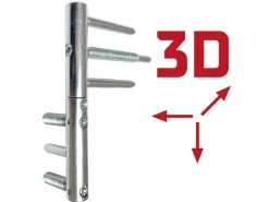 Splendoor Haustür Thermospace Berlin RC2 Schwarz-Weiß 110 cm x 210 cm Anschlag R