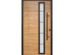 Splendoor Haustür ThermoSpace Paris Prime Woodeffect 110 cm x 210 cm Anschlag Re