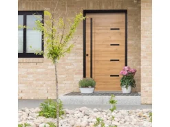 Splendoor Haustür ThermoSpace Oslo Prime Woodeffect 110 cm x 210 cm Anschlag Lin