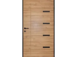 Splendoor Haustür ThermoSpace Oslo Prime Woodeffect 100 cm x 210 cm Anschlag Rec