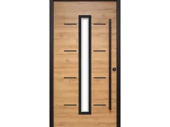 Splendoor Haustür ThermoSpace Milano Prime Woodeffect 110 cm x 210 cm Anschlag R
