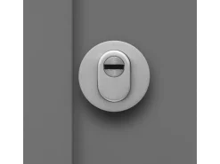 Splendoor Haustür Thermospace Berlin RC2 Schwarz-Weiß 100 cm x 210 cm Anschlag L