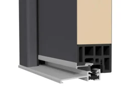 Splendoor Haustür Thermospace Berlin RC2 Schwarz-Weiß 100 cm x 210 cm Anschlag L