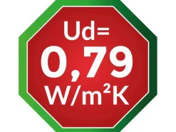 Splendoor Haustür ThermoSpace Milano Prime Woodeffect 100 x 210 cm Anschlag Link