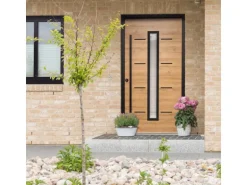 Splendoor Haustür ThermoSpace Milano Prime Woodeffect 100 x 210 cm Anschlag Link