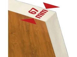 Splendoor Thermospace Haustür Berlin Prime Golden Oak 210x100 cm L