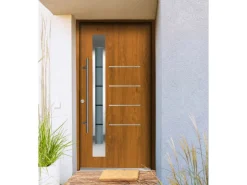 Splendoor Thermospace Haustür Berlin Prime Golden Oak 210x100 cm L