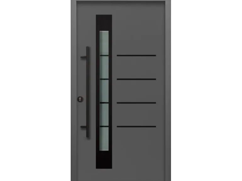 Splendoor Thermospace Haustür Berlin Prime Anthr.-Schwarz 210x100 cm L