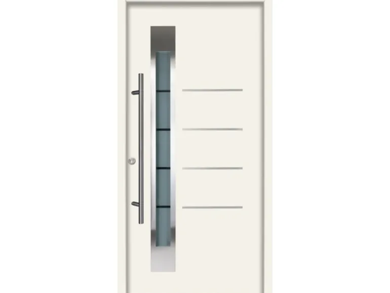 Splendoor Thermospace Haustür Berlin Prime 100x210 cm Weiß L