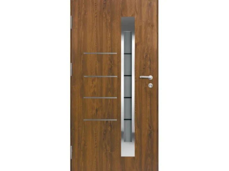 Splendoor Thermospace Haustür Berlin Prime Nussbaum 210x100 cm L