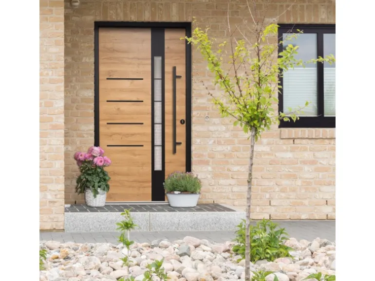 Splendoor Thermospace Haustür Berlin Prime Woodeffect 110x210 cm R