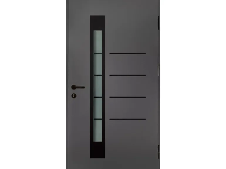 Splendoor Thermospace Haustür Berlin Prime Anthr.-Schwarz 210x100 cm R