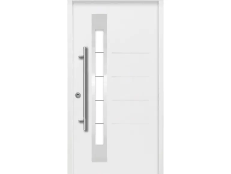 Splendoor Thermospace Sicherheits-Haustür Berlin Prime RC2K Weiß 110x210 cm L
