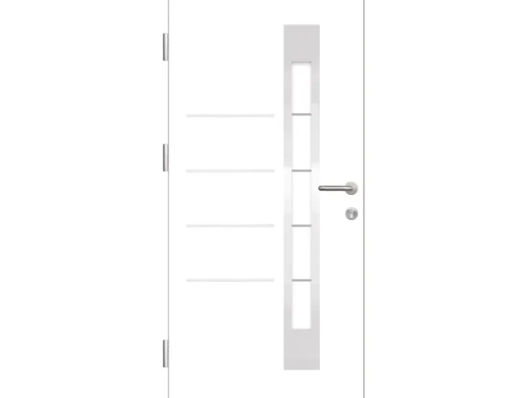 Splendoor Thermospace Sicherheits-Haustür Berlin Prime RC2K Weiß 110x210 cm L