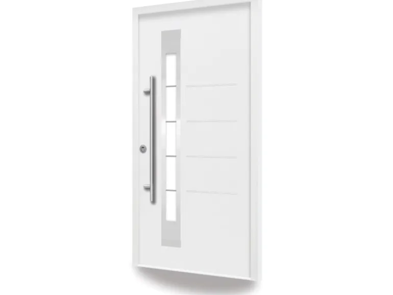 Splendoor Thermospace Sicherheits-Haustür Berlin Prime RC2K Weiß 110x210 cm L