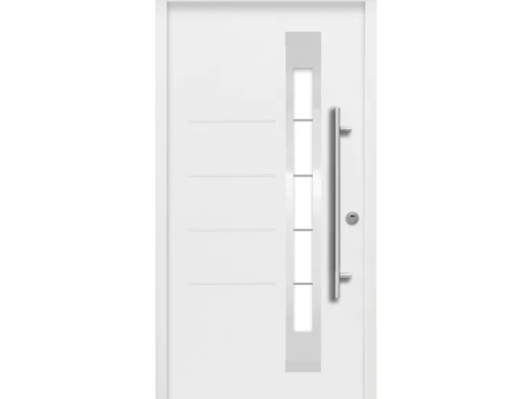 Splendoor Thermospace Sicherheits-Haustür Berlin Prime RC2K Weiß 100x210 cm R