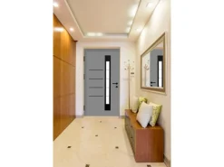 Splendoor Thermospace Sicherheits-Haustür Berlin Prime RC2 Grau 100x210 cm L