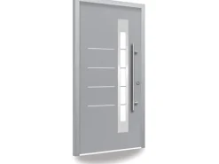 Splendoor Thermospace Sicherheits-Haustür Berlin Prime RC2 Grau 100x210 cm R