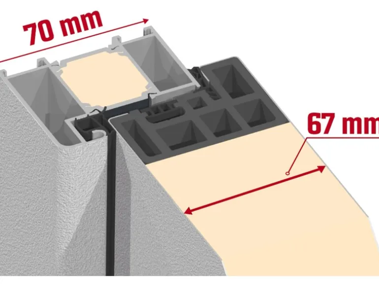 Splendoor Thermospace Sicherheits-Haustür Berlin Prime RC2K Weiß 110x210 cm L