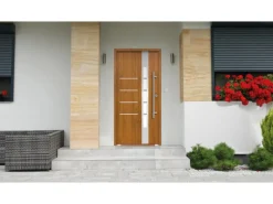 Splendoor Thermospace Sicherheits-Haustür Berlin Prime RC2K Gold.Oak 100x210cm R