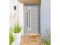 Splendoor Thermospace Sicherheits-Haustür Berlin Prime RC2K Grau 110x210 cm L