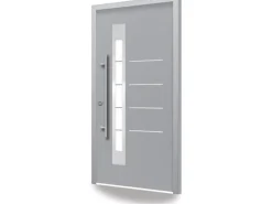 Splendoor Thermospace Sicherheits-Haustür Berlin Prime RC2K Grau 110x210 cm L