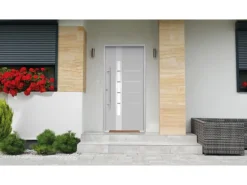 Splendoor Thermospace Sicherheits-Haustür Berlin Prime RC2K Grau 110x210 cm L