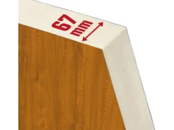 Splendoor Wohnungseingangstür BARI ACOUSTIC 44dB RC2 Links Golden Oak nach Maß