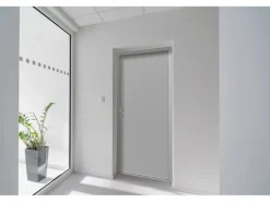 Splendoor Wohnungseingangstür BARI ACOUSTIC 44dB RC2 Links Grau nach Maß