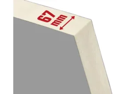 Splendoor Wohnungseingangstür BARI ACOUSTIC 44dB RC2 Links Grau nach Maß