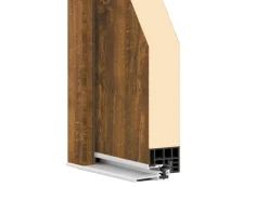 Splendoor Wohnungseingangstür BARI ACOUSTIC 44dB RC2 Links Nussbaum nach Maß