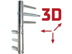 Splendoor Wohnungseingangstür BARI ACOUSTIC 44dB RC2 Rechts Weiß nach Maß