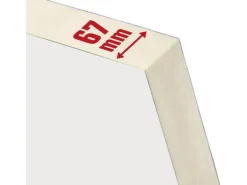 Splendoor Wohnungseingangstür BARI ACOUSTIC 44dB RC2 Rechts Weiß nach Maß