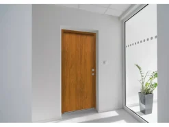 Splendoor Wohnungseingangstür BARI ACOUSTIC 44dB RC2 Rechts Golden Oak nach Maß