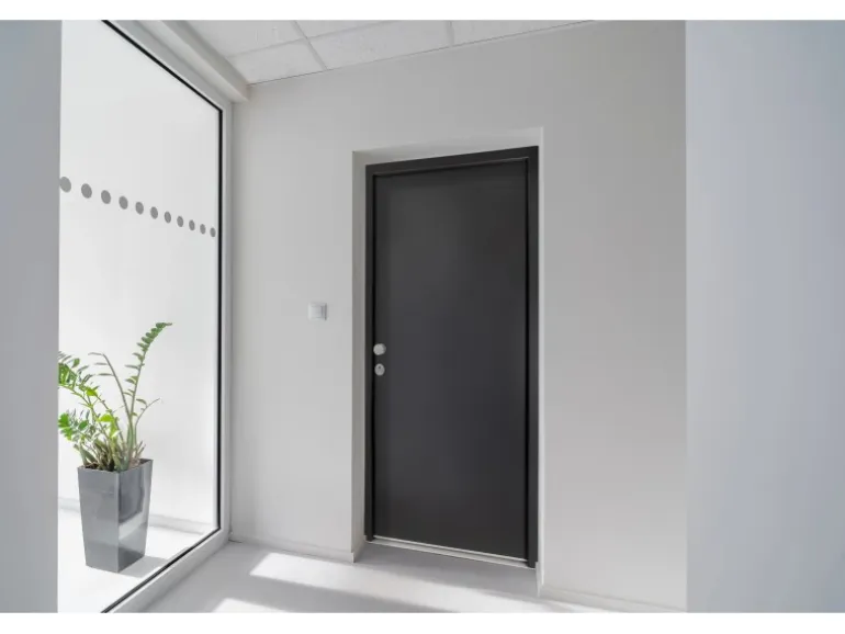 Splendoor Wohnungseingangstür BARI ACOUSTIC 44dB RC2 Links Anthrazit nach Maß