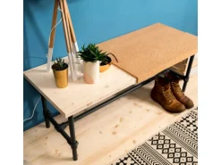 Stahlrohr 100 cm Ø 2,7 cm Schwarz matt zum Möbelbau