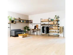 Stahlrohr 100 cm Ø 2,7 cm Schwarz matt zum Möbelbau