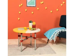 Stahlrohr 30 cm Ø 2,7 cm Silber verzinkt zum Möbelbau